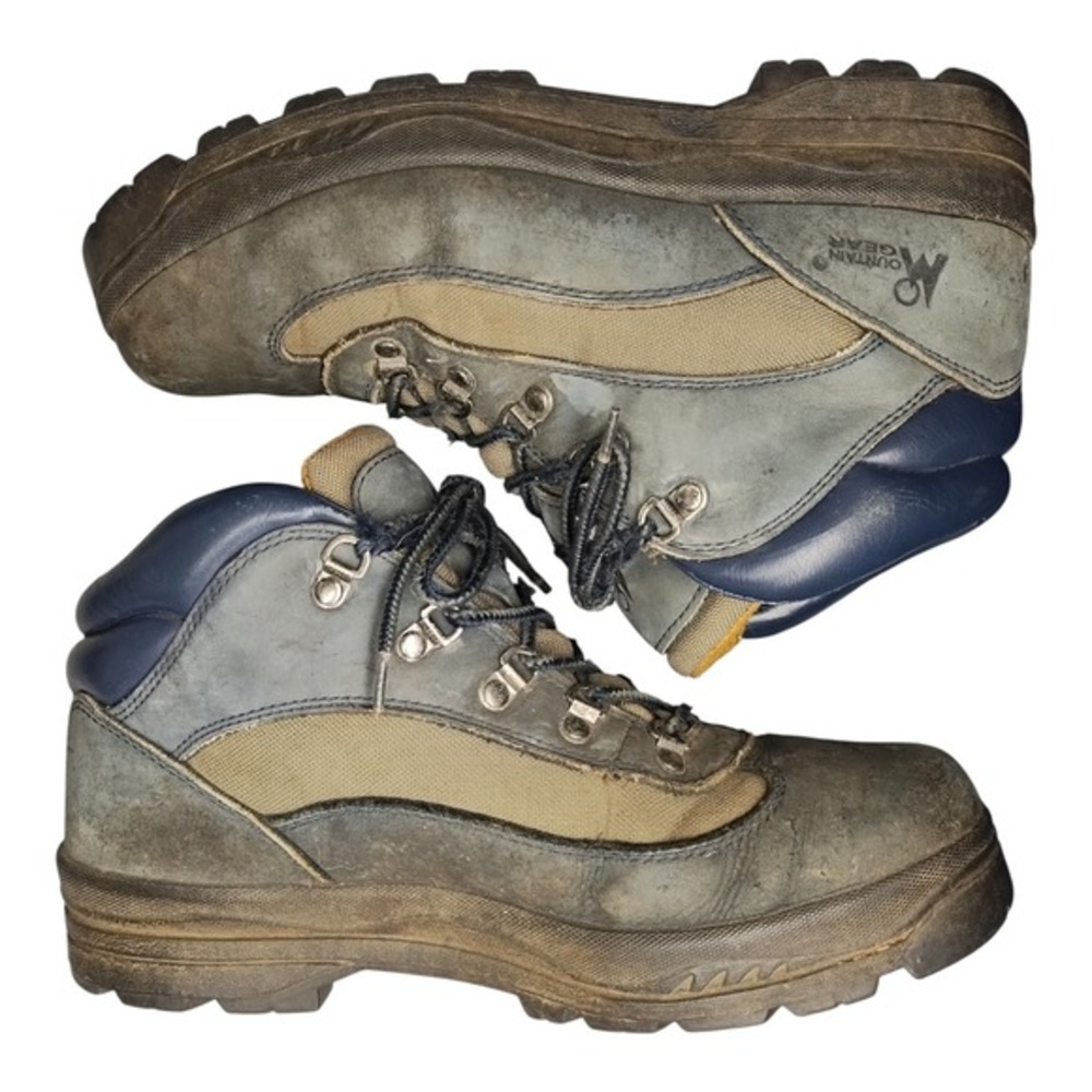Mountain Gear‎ Footwear Work Boots Mens US 10 Multi Full Grain Leather Lace Up